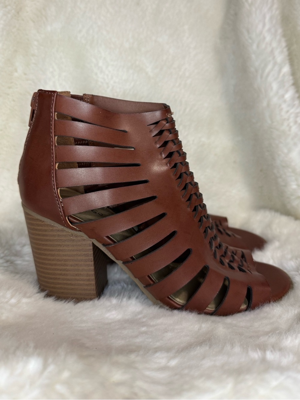 Women’s Brown Gladiator Heels